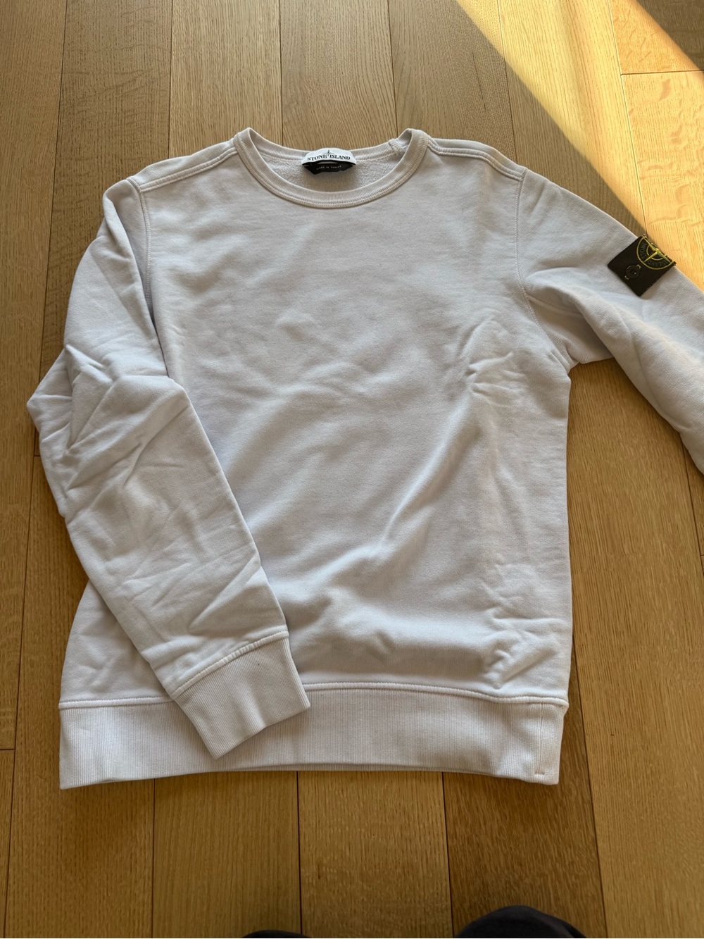 Stone Island Off-White Crewneck Sweatshirt
